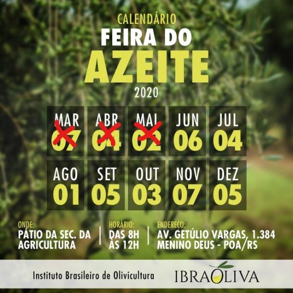 Retomada da Feira do Azeite em Porto Alegre deve acontecer a partir de junho 